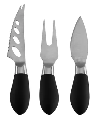 Produktbild von ASA Selection Coppa Käsemesser 3tlg, Hartkäsemesser, Käsegabel, Parmesanmesser, Stahl, Edelstahl, 19090950