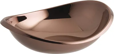 Zdjęcie produktu dla Sambonet Schüssel oval 22cm Edelstahl/PVD Rum 55690U22