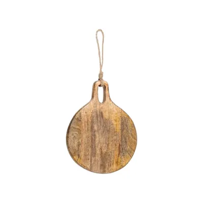 Image de Mars & More - Planche à découper en bois de manguier « Freydis » (Ø 17 cm)
