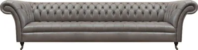 Produktbild von Moderner Chesterfield 4-Sitzer Couch Ledermöbel Viersitzer