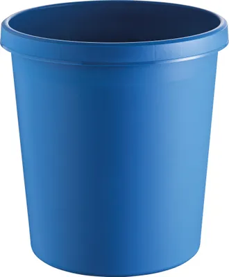 Zdjęcie produktu dla Kosz na śmieci niemiecki 31,5 x 33,1 cm (gł. x wys.) 18 l polipropylen Kolor: niebieski 1 komora do sortowania