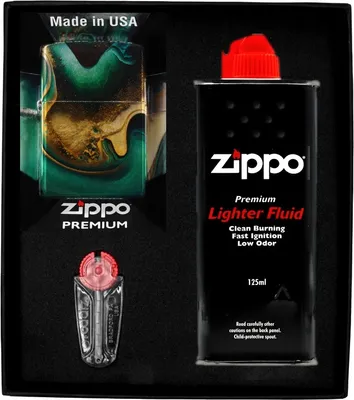 Produktbild von ZIPPO Feuerzeug-Set MARBLE DESIGN Geschenk No1