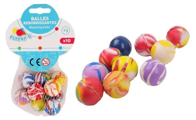 Image de Flypop's Lot de balles rebondissantes par 10