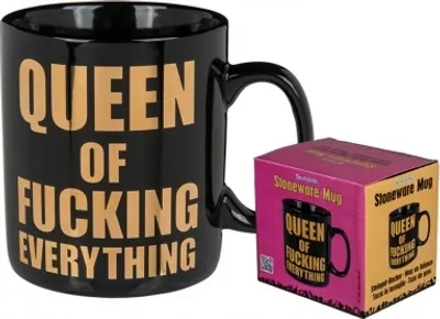 Produktbild von Große Tasse „Queen of Fucking Everything“ 850 ml