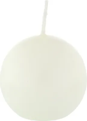 Produktbild von Kugelkerzen Elfenbein, Ø 40 mm, 12 Stück, dt. Kerzen in RAL Kerzenqualität, Kein rußen und tropfen