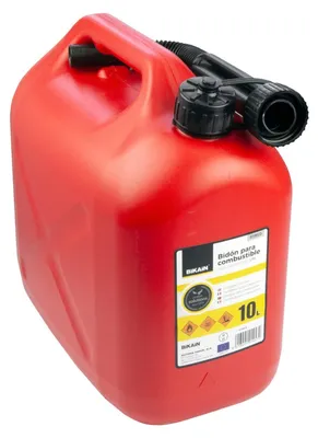 Productafbeelding van Kunststof jerrycan van 10 liter, robuust, geschikt voor kamperen en tuinieren