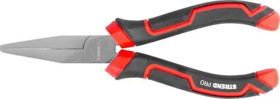 Image de Pince Strend Pro Premium ComfortGrip DL414, 160 mm, a bec plat