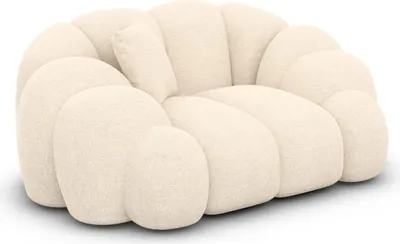 Produktbild von Strukturstoff Sessel Liora Creme