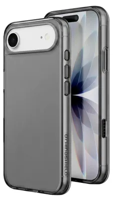 Image de Rhinoshield, coque légère en TPU pour iPhone Air, transparente, compatible Qi, noire