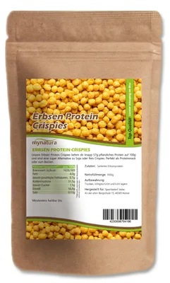 Produktbild von Mynatura Erbsenprotein Crispies  57% Eiweiß - 1000g
