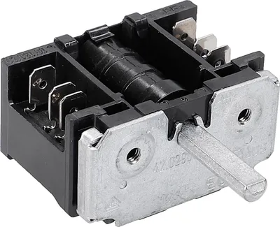 Produktbild von Backofenschalter Wahlschalter Backofen EGO 4202900027 6/4,6mmØ Normachse Steckzungen passend auch Arcelik Beko 263100004 Indesit Hotpoint C00117388 Whirlpool 482000028950