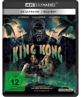 Zdjęcie produktu dla PLAION 1116165, Film, Blu-ray, Niemiecki, Angielski, Francuska, 135 min, King Kong, Przygoda/Przygodowy