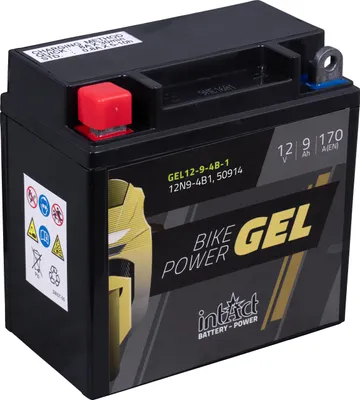 Zdjęcie produktu dla Akumulator INTACT Bike Power GEL 12N9-4B1
