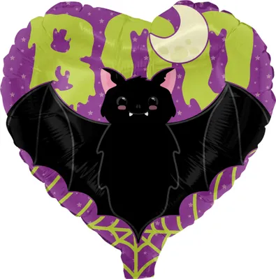 Produktbild von Folienballon Halloween Skelett Herz 45cm Helium Party Deko Ballon Luftballon