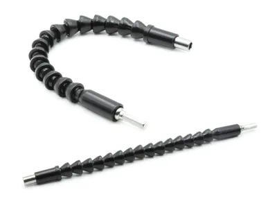 Produktbild von GEKO | Flexible Schaft Bits Bohrer Verlängerung, Winkelschrauber Vorsatz Adapter, mit 1/4-Zoll Schnellwechsel, Biegsame Bohrerverlängerung