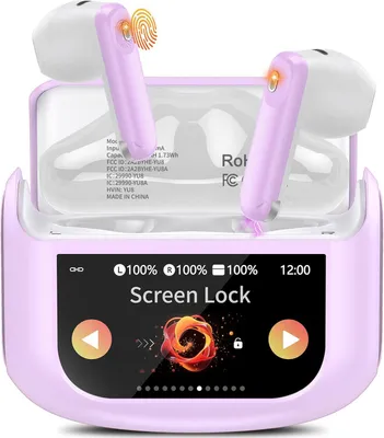 Produktbild von In Ear Kopfhörer Bluetooth 5.4 mit ANC+ENC Noise Cancelling Mic, 48Std Spielzeit Tiefer Bass Earbud mit 5 EQ-Modi, IP7 Wasserdicht Ohrhörer USB-C
