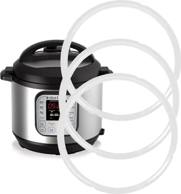 Produktbild von 3er-Pack Silikon-Dichtungsringe für Instant Pot 3 Qt, Ersatzdichtung für Instant Pot 3 Qt, lebensmittelechte Silikon-Dichtungsringe