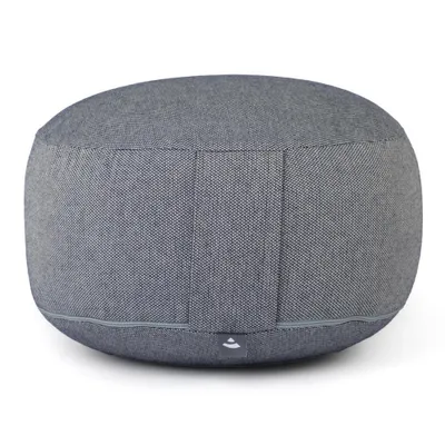 Produktbild von RONDO Meditationskissen CLASSIC dobby dunkelblau | Dinkelhülsen