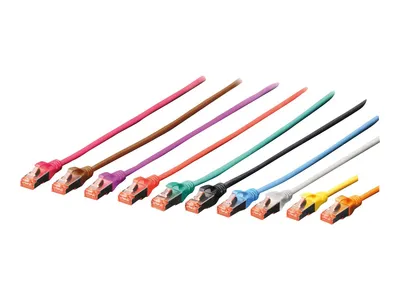 Immagine prodotto di DIGITUS Patchkabel Cat6 S/FTP 2xRJ45 30.0m grau Hebelschutz Polybeutel