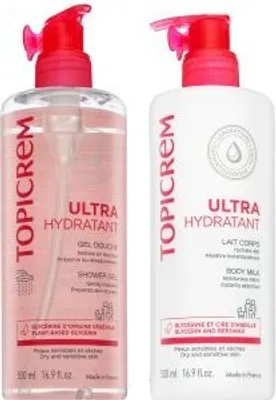 Produktbild von Topicrem Set Ultra-Moisturizing Body Routine 2 x 500 ml