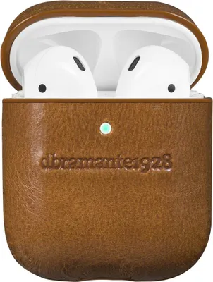 Image de DBRAMANTE1928 DBCOAPGTBL1159 - Coque Copenhagen Compatible Apple Airpods cuir Tan