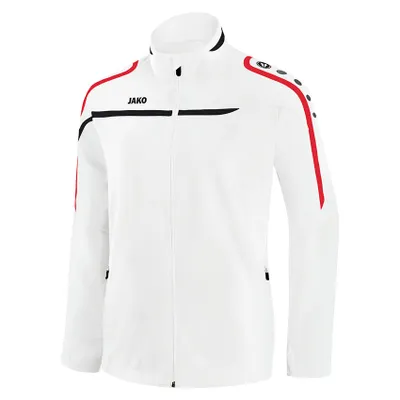 Produktbild von Jako Präsentationsjacke Performance Damen weiss/schwarz/rot 36