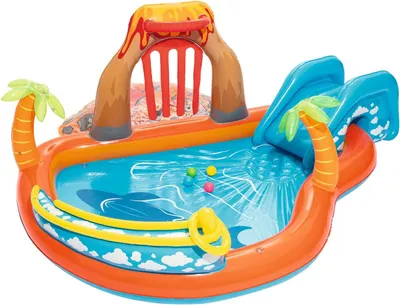 Produktbild von Aufblasbarer Lava Lagoon-Spielplatz 265 x 265 x 104 cm Bestway 53069