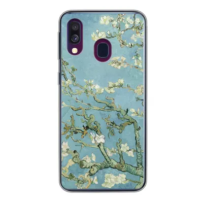 Produktbild von MuchoWow® Handyhülle Schutzhülle Hülle für Samsung Galaxy A40 Mandelblüte - Van Gogh - Kunst Silikon Softcase Handy Hülle - Handy-Tasche