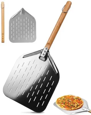 Zdjęcie produktu dla Pizza na miksaż - 12 cali - 40 x 30 cm - 430 Stal nierdzewna - Piec i grill