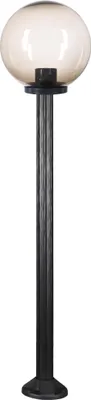 Produktbild von Wegeleuchte Wegelampe Außenleuchte Gartenlampe Kugel Rauchglas 30cm Ø Höhe 125cm