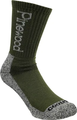 Produktbild von Pinewood 9212 Coolmax (Polyesterfasern) Socke 2-er Pack 46-48 grün/grau
