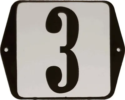 Productafbeelding van Hausnummernschild Standard Nummer 3