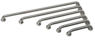 Produktbild von Ø32mm Edelstahl Haltegriff Griff Wandgriff Bad Badewannengriff Haltestange Chrom Edelstahl gebürstet 60cm
