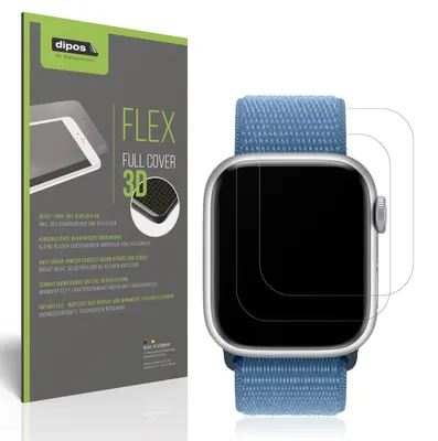 Obrázok produktu pre 2x Full Cover ochranná matná fólia pre Apple Watch Series 9 41mm pancierová fólia proti nárazom