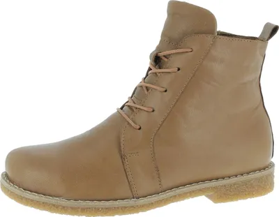 Produktbild von Andrea Conti Damen Stiefelette Leder Schnürboot Krepp Crepe Laufsohle 0344616, Größe:38 EU, Farbe:Braun