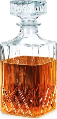 Image de Carafe carrée avec bouchon en liège - Parfaite pour toutes les boissons