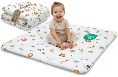 Productafbeelding van Kruipmat voor baby's met antislip en dikke vulling