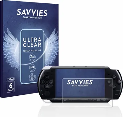 Produktbild von 6x Für Sony PSP 3004 Schutzfolie Savvies Displayschutz Display Schutz Folie Klar Transparent