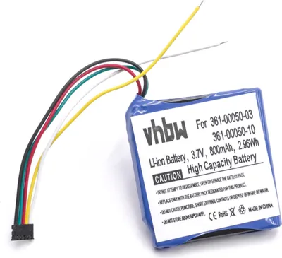 Produktbild von vhbw Akku Ersatz für Garmin 361-00050-10, 361-00050-03 für GPS Fahrradcomputer Radcomputer (800 mAh, 3,7 V, Li-Ion)