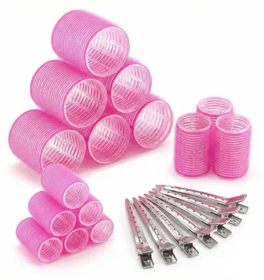 Immagine prodotto di Set da 28 bigodini autoadesivi senza calore - Set per lo styling