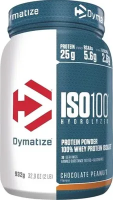 Produktbild von Dymatize ISO 100 Hydrolyzed - 900g-Dose Chocolate Peanut