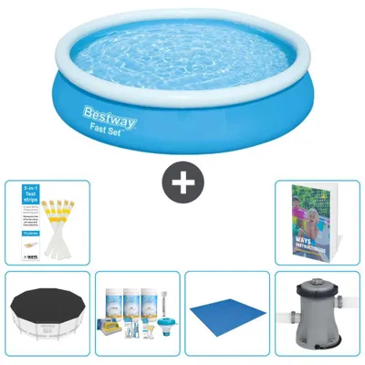 Immagine prodotto di Bestway Fast Set, piscina rotonda - 366x76 cm - 5 pezzi, modello S77