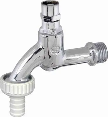 Produktbild von Js Auslaufventil Mit Schlauchver. Steckschl.-Ot,1",Poliert Chrom