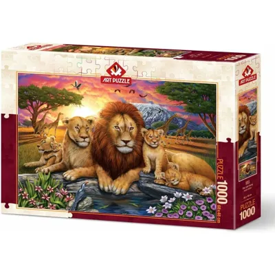 Immagine prodotto di ART PUZZLE Puzzle famiglia leone 1000 pezzi