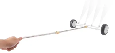 Produktbild von Auto-Unterbodenreiniger - Hochdruckreiniger Aufsatz mit 4 Düsen - 4000 PSI - 65° Sprühwinkel - 0,64 cm Schnellkupplung - Schwarz
