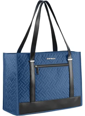 Productafbeelding van Laptop tas dames, 15,6 inch, aktentas, handtas, werktas, notebooktas, blauw