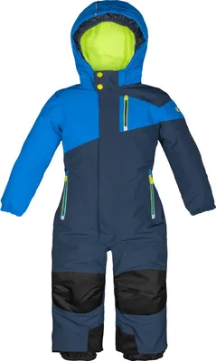 Produktbild von Kinder Skianzug blau Overall Einteiler Gr. 128 wasserfest - 128