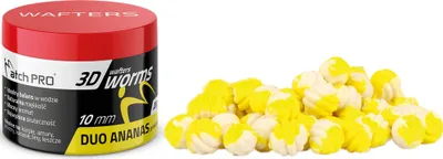 Obrázek produktu pro Wafters MatchPro 3D Worms Duo Pineapple 10mm 20g