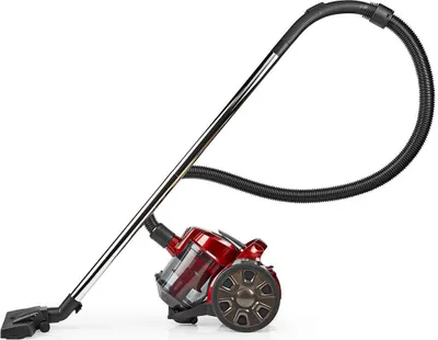 Produktbild von Staubsauger ohne Beutel | Beutellos | 700 W | Staubkapazität: 1.5 l | Kombi-Bürste | Aktionsradius: 7 m | HEPA Luftfilter | Anthrazit / Red