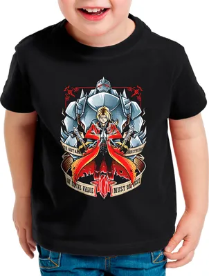 Produktbild von style3 Brotherhood Kinder T-Shirt fullmetal japan anime cosplay roy brotherhood